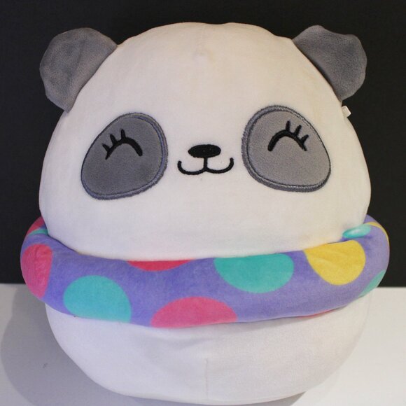 Squishmallows Panda Sinead pool party claire's polka dot pool float - Picture 1 of 7